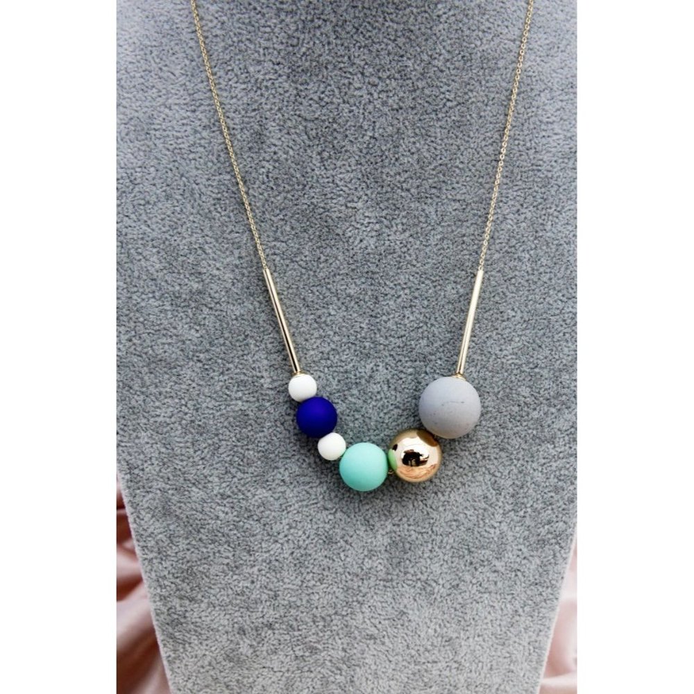 Asymmetrical Beaded Necklace
